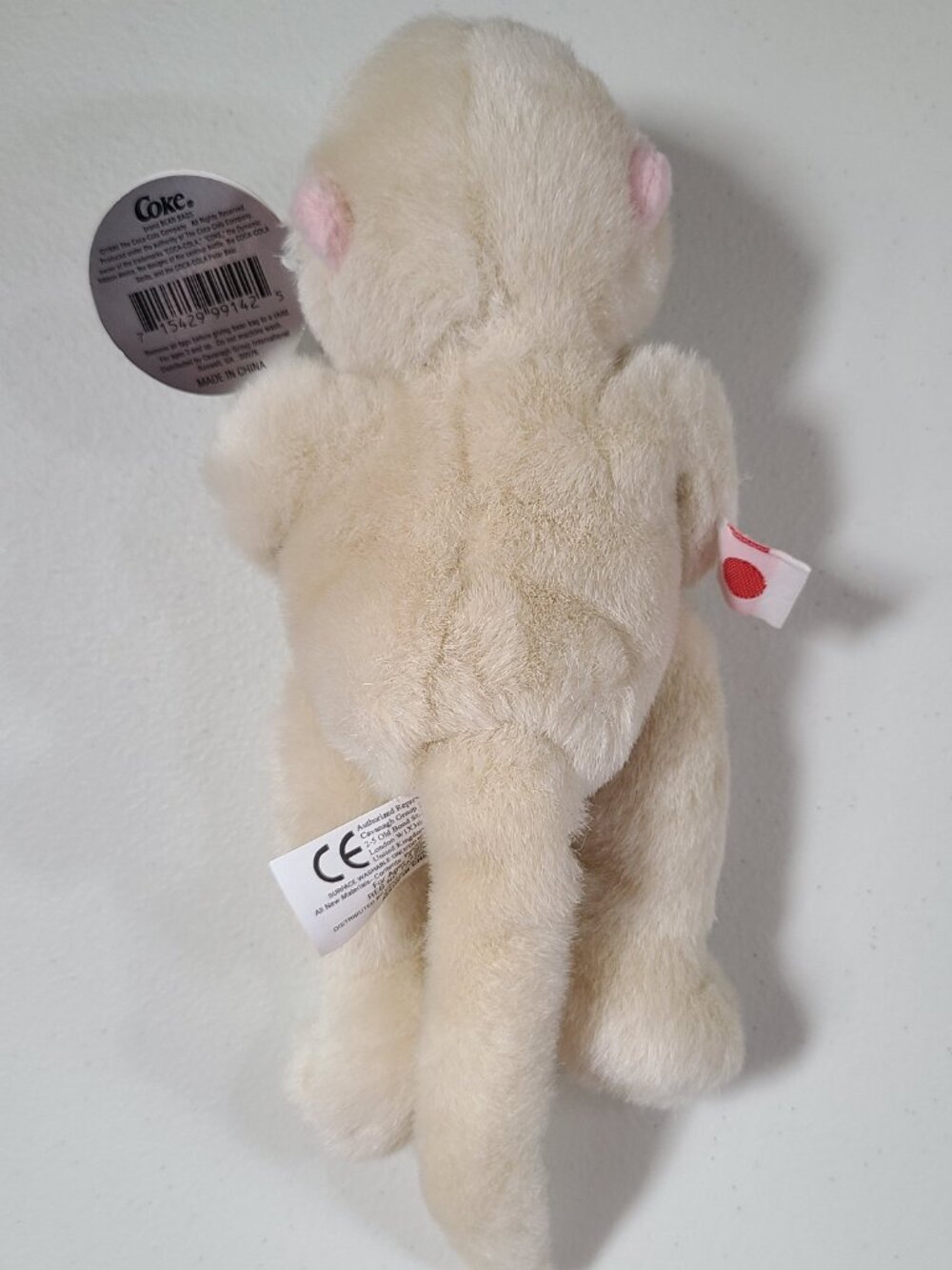 Coca Cola Monkey Plush & Bean Bag Soda Can Collectible Vintage 90's - Picture 7 of 11